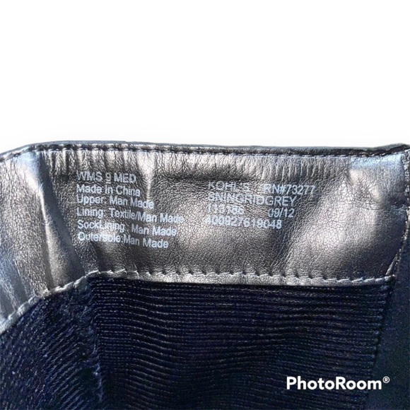 Women’s •9• Gray Heeled Boots - Picture 4 of 4